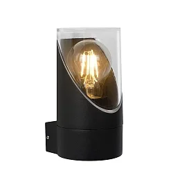 Outdoor Wandleuchte NORMAN, Ø 9 cm, 1xE27, IP65, schwarz