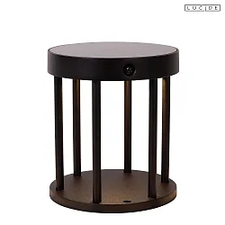 table lamp JACKSON with sensor IP54, black dimmable