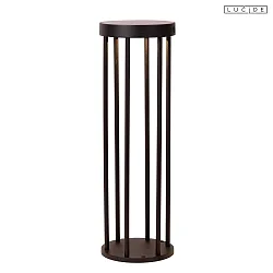 Outdoor LED Pollerleuchte JACKSON Ø 16 x H 50 cm 100°, 2W 2850K dim IP54 CRI>80 inkl. Sensor, schwarz