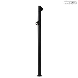 Outdoor LED Pollerleuchte IBAMBA Höhe: 100 cm 350° 2x6W 3000K IP65 CRI>80 schwarz