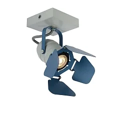 Deckenstrahler PICTO Kinderzimmer, 1xGU10, blau