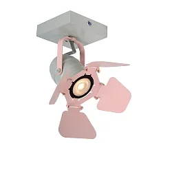 spot PICTO swivelling, rotatable, tiltable GU10 IP20, grey, pink