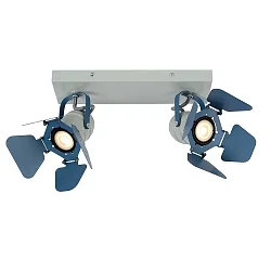 Deckenstrahler PICTO Kinderzimmer, 2xGU10, blau