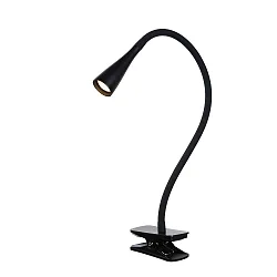 LED Klemmleuchte ZOZY, 1x4W, 3000K, dimmbar, schwarz
