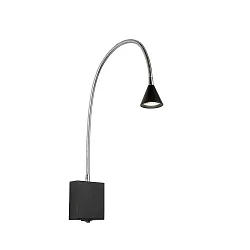 LED Wandleuchte BUDDY, 1x4W 4000K, schwarz