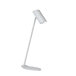 table lamp HESTER round GU10 IP20, white 