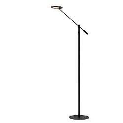 floor lamp ANSELMO LED round, rotatable IP20, black dimmable
