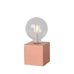 table lamp CUBICO square E27 IP20, copper 