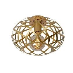 Deckenleuchte WOLFRAM, Ø 30 cm, 1xE27, Gold matt, messing