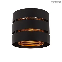 Deckenleuchte ROSAS Ø 26 cm 1x E27 IP20 schwarz