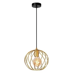 Pendelleuchte DANZA, Ø 25 cm, 1xE27, Gold matt, messing