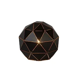 Tischleuchte OTONA, Ø 25 cm, 1xE27, schwarz