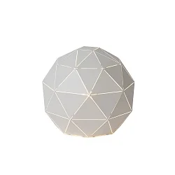 Tischleuchte OTONA, Ø 25 cm, 1xE27, weiß