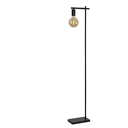 floor lamp LEANNE square E27 IP20, black 