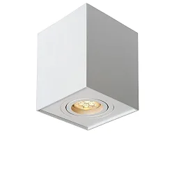 spot TUBE square GU10 IP20, white