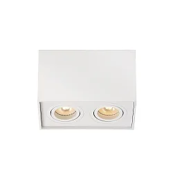 spot TUBE 2 flames, square GU10 IP20, white