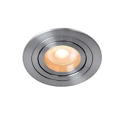 recessed luminaire TUBE round GU10 IP20, chrome matt
