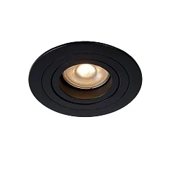 recessed luminaire TUBE round GU10 IP20, black