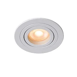 recessed luminaire TUBE round GU10 IP20, white