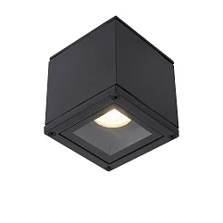 spot AVEN square GU10 IP65, black