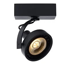 LED Deckenstrahler DORIAN, GU10, 1x12W 2200K/3000K, dimmbar, schwarz