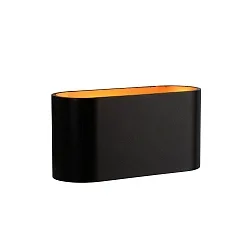 wall luminaire XERA oval G9 IP20, gold matt, brass, black