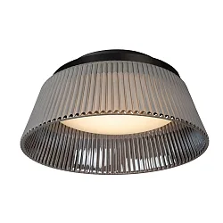 LED Deckenleuchte VIXI, Ø 35cm, 17,6W, 2900K, 1250lm, IP20, dimmbar, rauchfarben grau