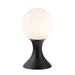 table lamp MOYA G9 IP20, opal, black 