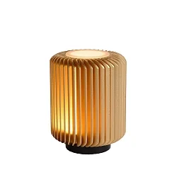 table lamp TURBIN LED cylindrical IP20, gold matt, brass, black 