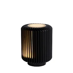 table lamp TURBIN LED cylindrical IP20, black 