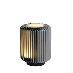 table lamp TURBIN LED cylindrical IP20, grey 