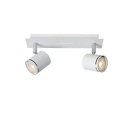 LED Deckenstrahler RILOU, GU10, 2x5W, 3000K, dimmbar, weiß