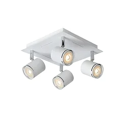 LED Deckenstrahler RILOU, GU10, 4x5W, 3000K, dimmbar, weiß