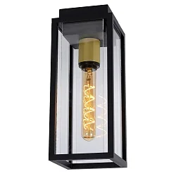 Outdoor Deckenleuchte LAURENS, E27, IP54, schwarz
