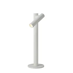 Outdoor LED Akku-Tischleuchte ANTRIM, IP54, 2.2W 2700K 140lm 28°, mit Kontakt-Ladestation + Touch-Dimmer, schwarz
