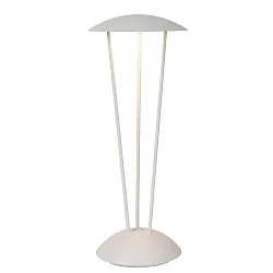 battery table lamp RENEE IP54, white dimmable