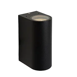 spot BOOGY 2 flames GU10 IP44, black dimmable