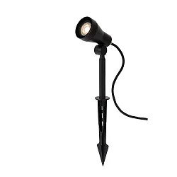 LED Gartenstrahler SPIKE, GU10, 1x5W, 3000K, IP54, dimmbar, schwarz
