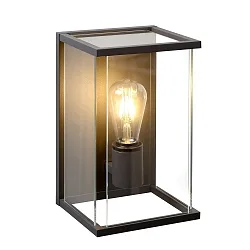 Outdoor Wandleuchte CLAIRE, 1xE27, IP54, 17,6x18x30 cm, Anthrazit