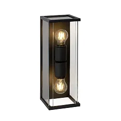 Outdoor Wandleuchte CLAIRE, 2xE27, IP54, 16x14x40 cm, Anthrazit