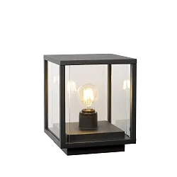 Outdoor Pollerleuchte CLAIRE, 1xE27, IP54 - 20x20x24,5 cm, Anthrazit