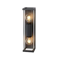 Outdoor Wandleuchte CLAIRE, 2xE27, IP54 - 9x11x36 cm, Anthrazit