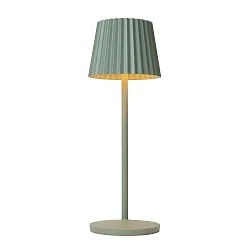 LED Akku-Tischleuchte JUSTINE, 2W, 2700K, 210lm, IP54, dimmbar, schwarz