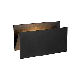 LED Outdoor Wandleuchte SWINDON, 16W, 2700K, 600lm, IP54, schwarz