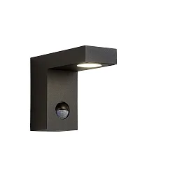 LED Outdoor Wandstrahler TEXAS-IR, 1x7W, 3000K, IP54, Anthrazit