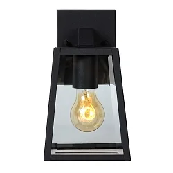 wall luminaire MATSLOT square E27 IP23, black