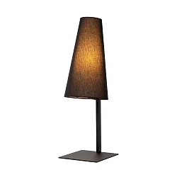 table lamp GREGORY square E27 IP20, black 