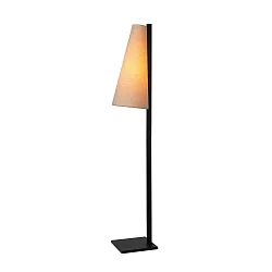 floor lamp GREGORY square E27 IP20, beige, black 
