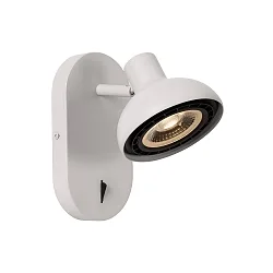 Wandstrahler SENSAS, 1-flammig, GU10, IP20, dimmbar, weiß