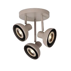 spot SENSAS 3 flames, round ES111 IP20, beige